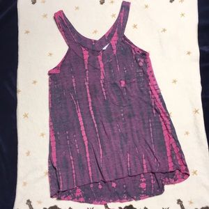 Kensie Tie-Die Tunic Tank